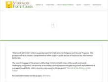 Tablet Screenshot of mormonfaithcrisis.com